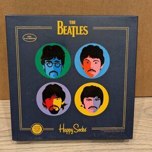 Happy Socks The Beatles Baby Socks Gift Box Set of 4 Organic Cotton 12-24M